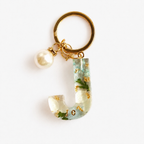 Just for You: Handmade Initial Resin Keychain