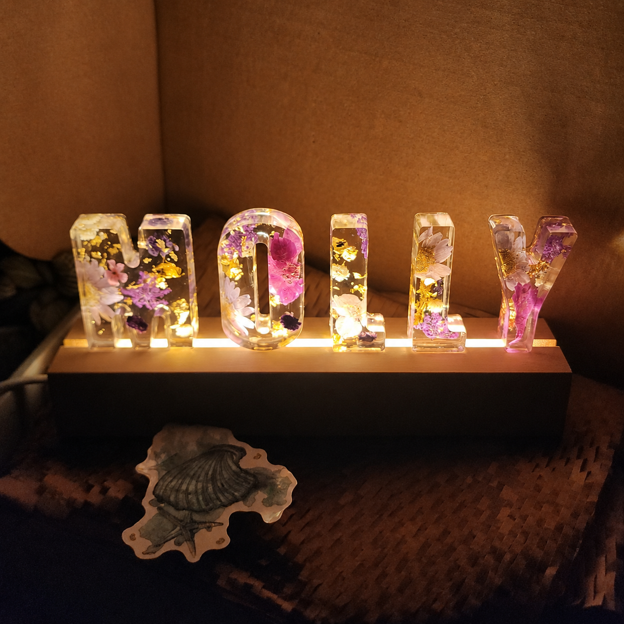 5 Charactors - Heartwarming Custom Name Night Light
