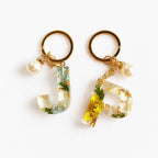 Just for You: Handmade Initial Resin Keychain