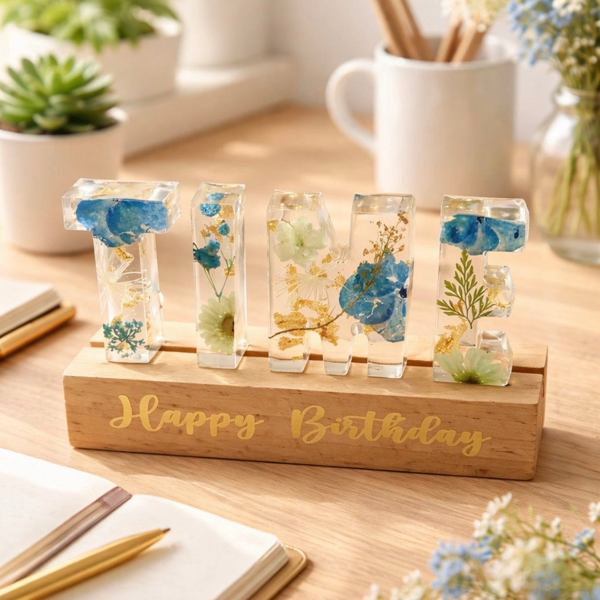 4 Charactors - Heartwarming Custom Name Night Light