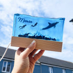 The Diver’s Sanctuary: Handmade Ocean Resin Art (Large)