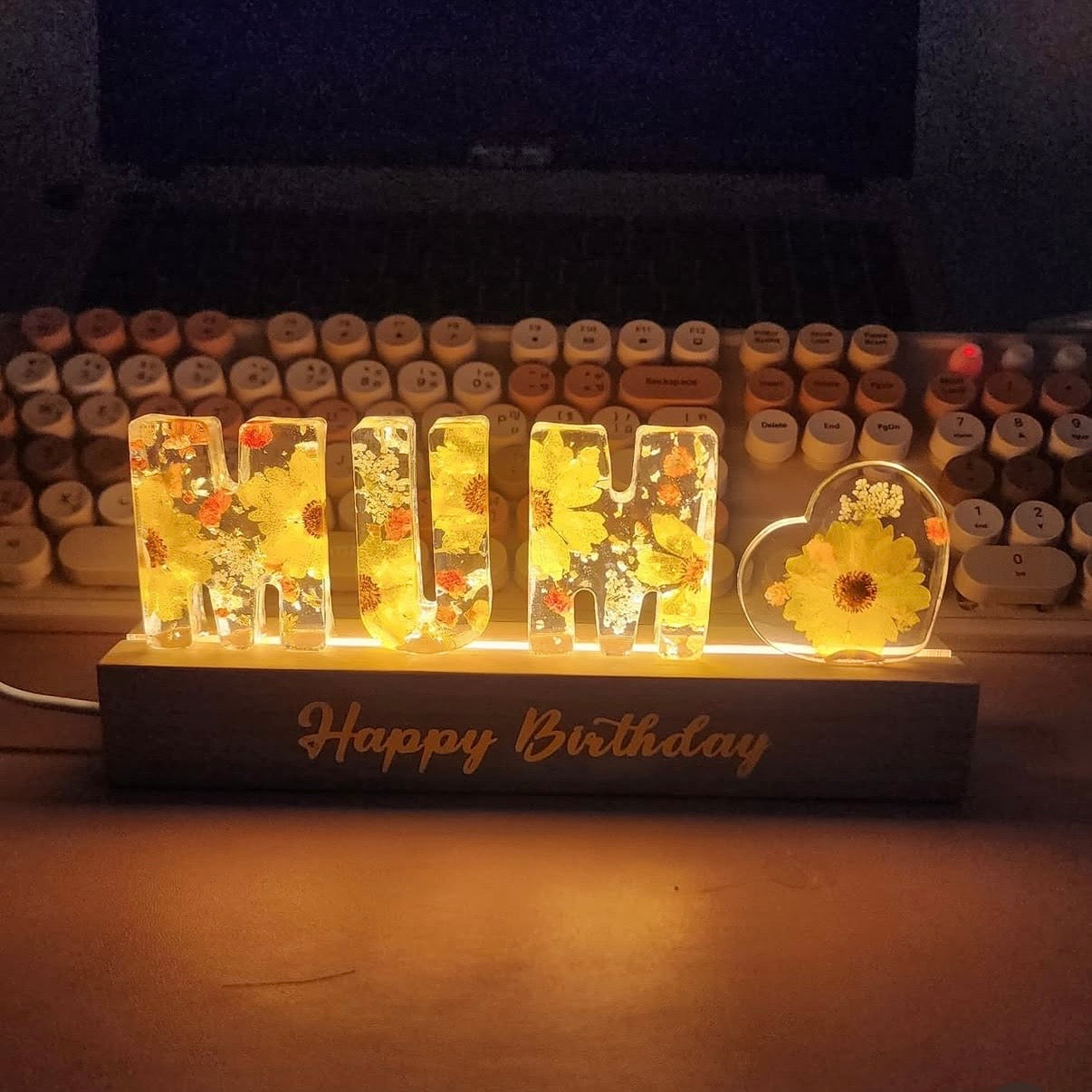 4 Charactors - Heartwarming Custom Name Night Light
