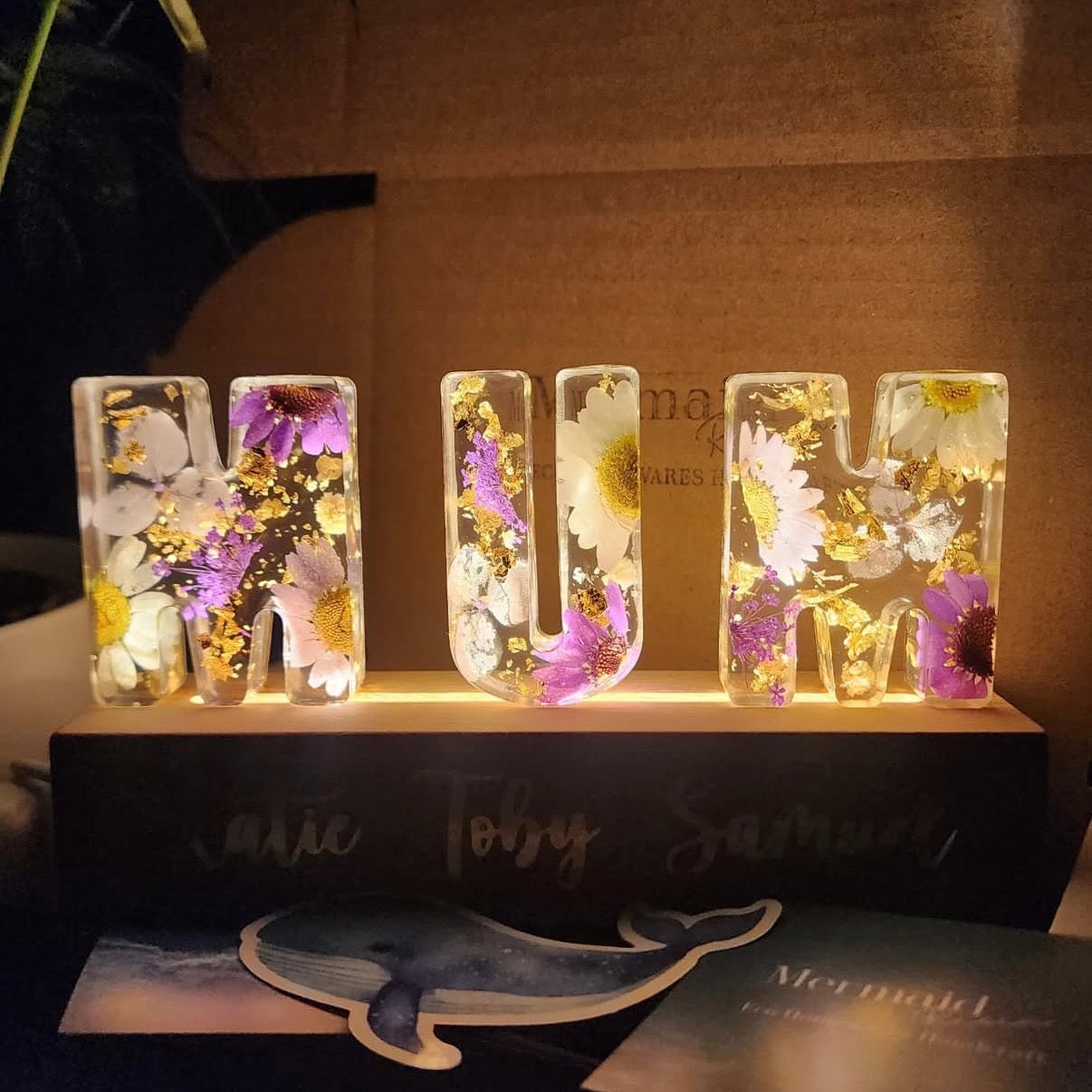 3 Charactors - Heartwarming Custom Name Night Light
