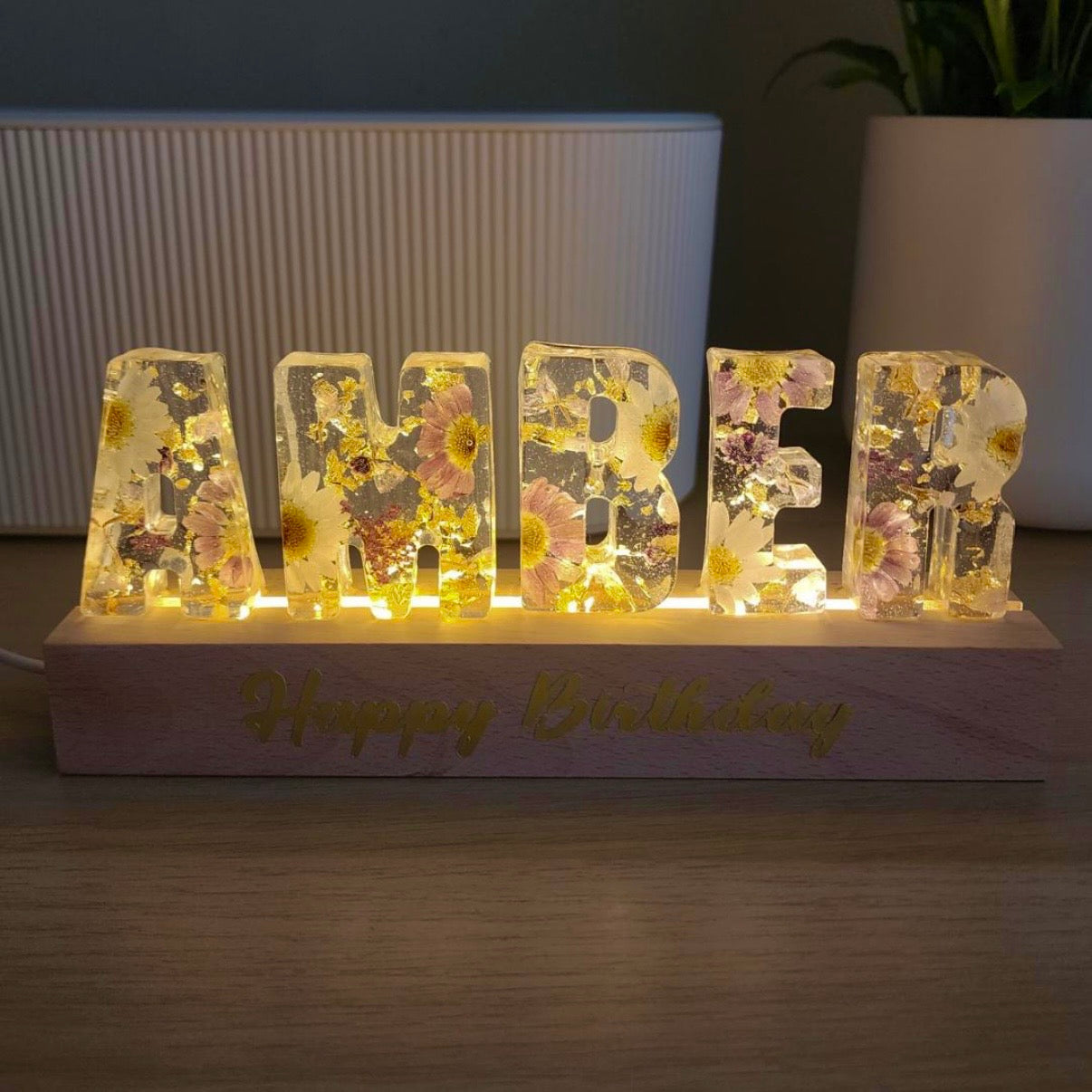 5 Charactors - Heartwarming Custom Name Night Light