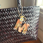 Just for You: Handmade Initial Resin Keychain